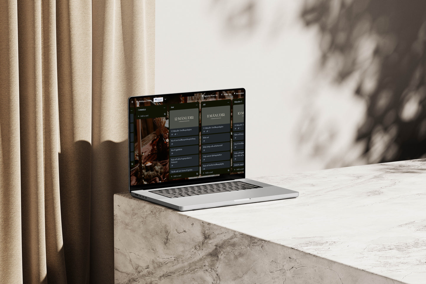 Trello Timeline - 12 Month Planner