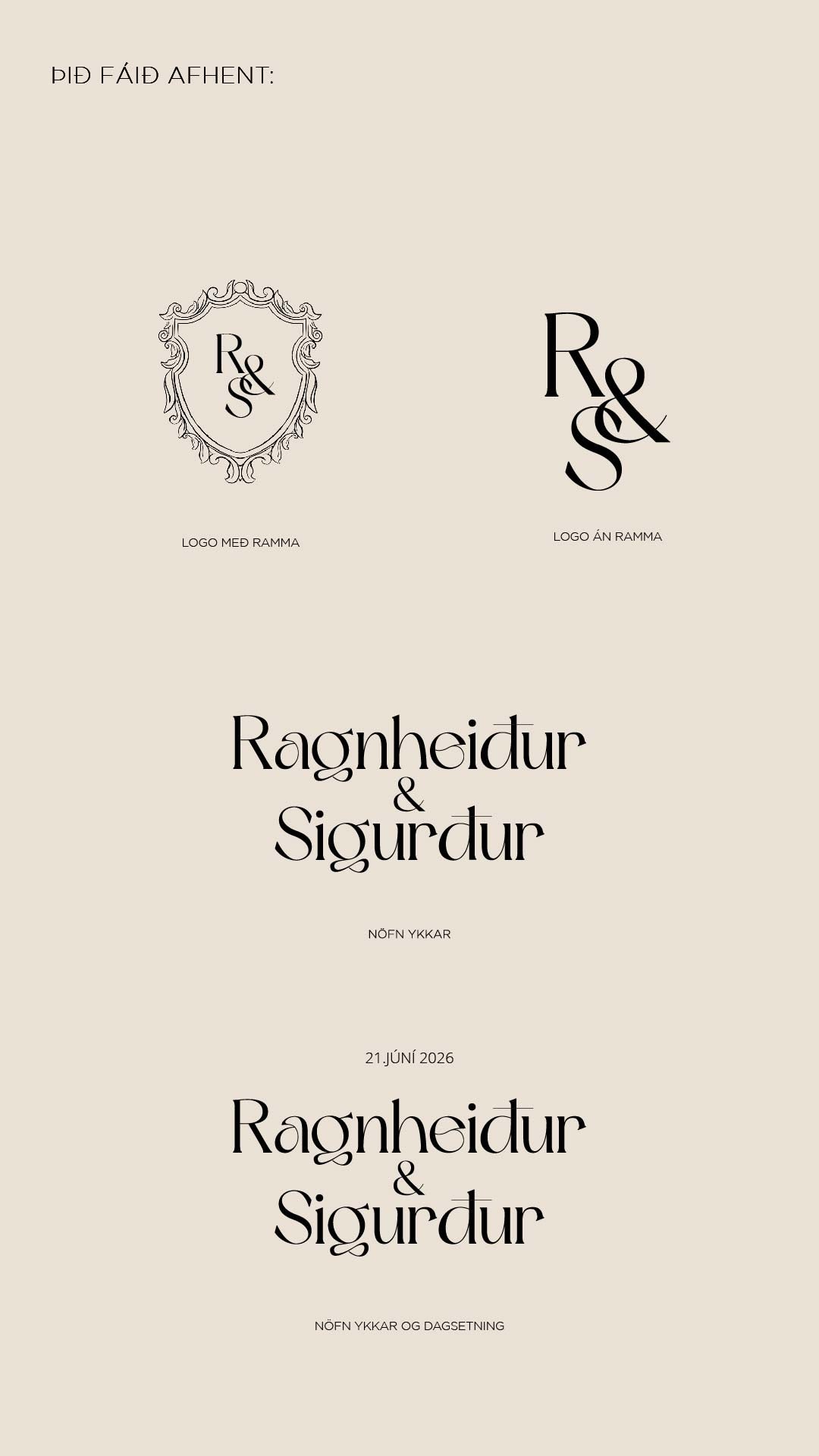 Brúðkaupslogo